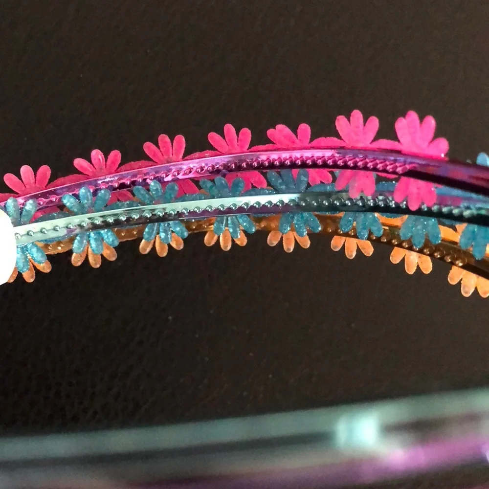3 Girls‎ Headbands Pink Blue Orange